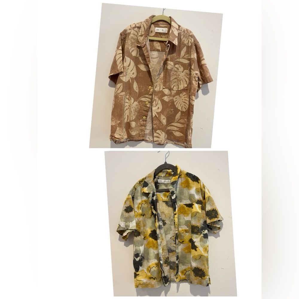 Bundle of Floral and Abstract Print Shirts